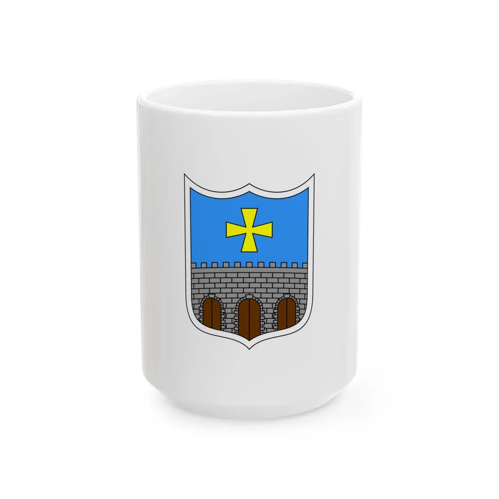 Zastava Oprtlja (Croatia) White Coffee Mug 15oz - Go Mug Yourself