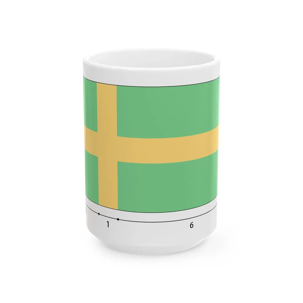 Zastava Pule konstrukcija (Croatia) White Coffee Mug 15oz - Go Mug Yourself