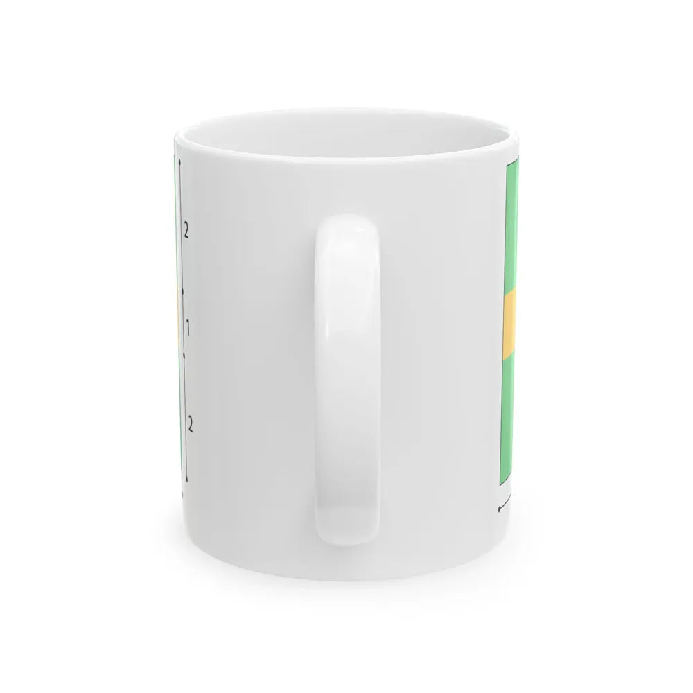 Zastava Pule konstrukcija (Croatia) White Coffee Mug - Go Mug Yourself
