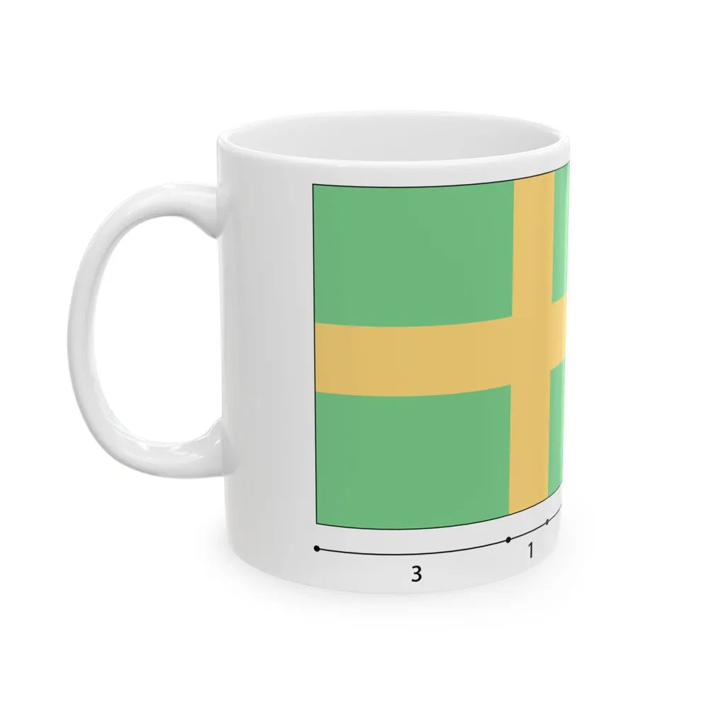 Zastava Pule konstrukcija (Croatia) White Coffee Mug - Go Mug Yourself