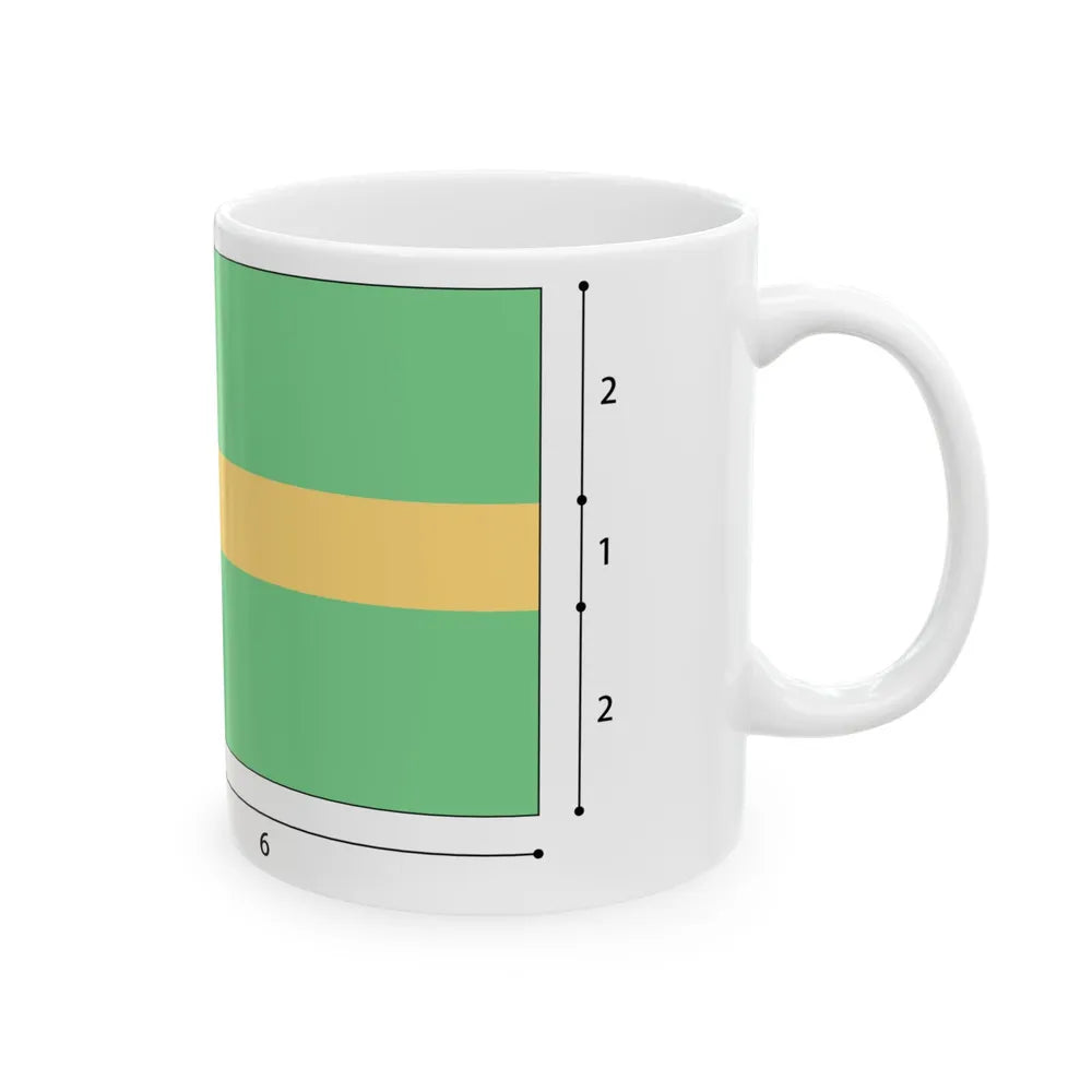 Zastava Pule konstrukcija (Croatia) White Coffee Mug - Go Mug Yourself