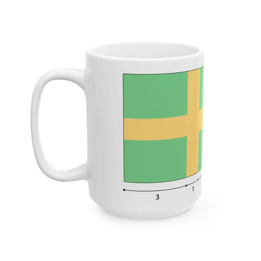 Zastava Pule konstrukcija (Croatia) White Coffee Mug - Go Mug Yourself