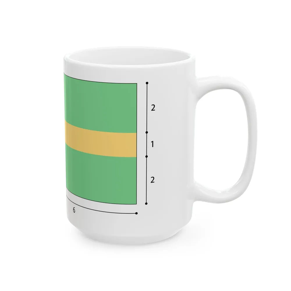 Zastava Pule konstrukcija (Croatia) White Coffee Mug - Go Mug Yourself