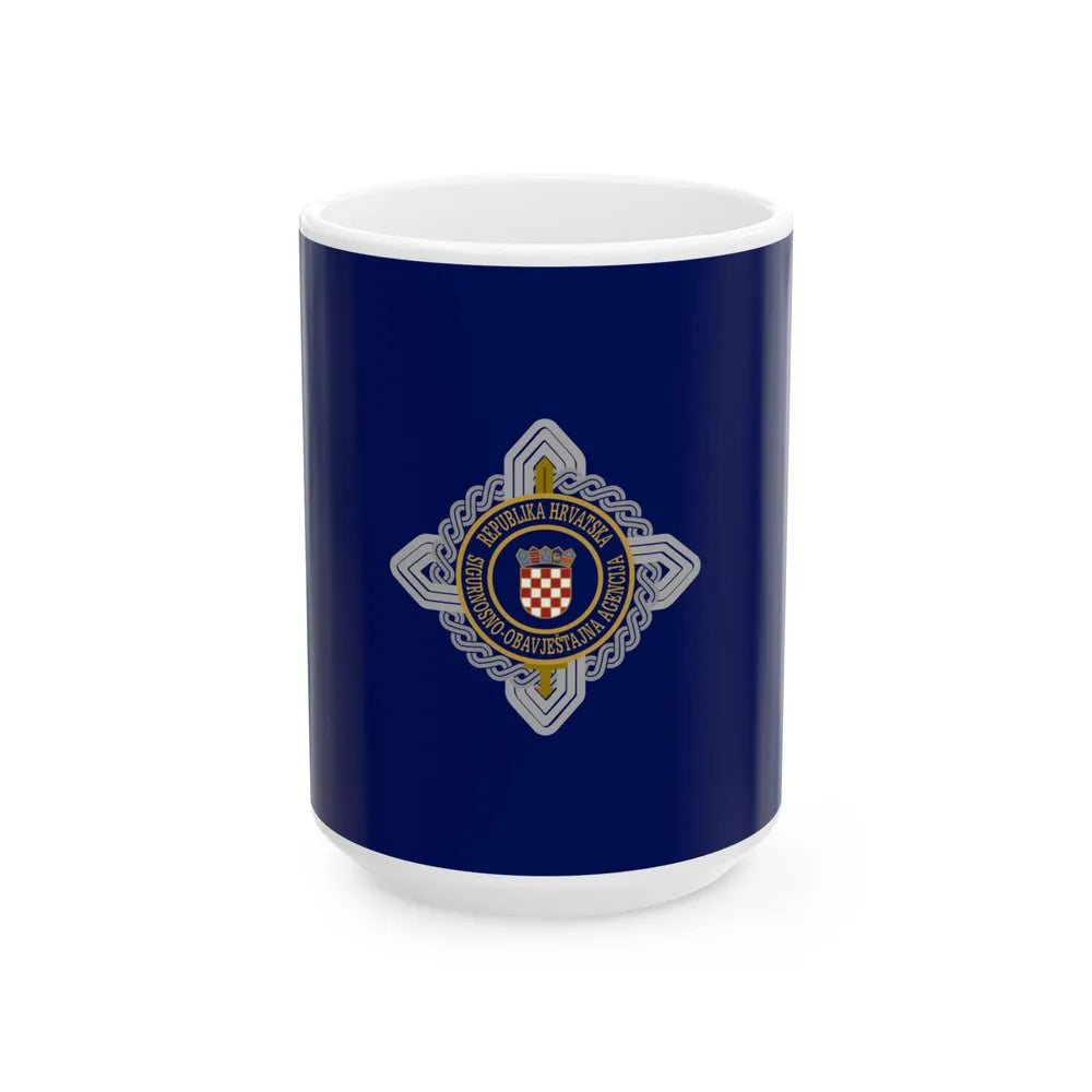 Zastava SOA-e (Croatia) White Coffee Mug 15oz - Go Mug Yourself
