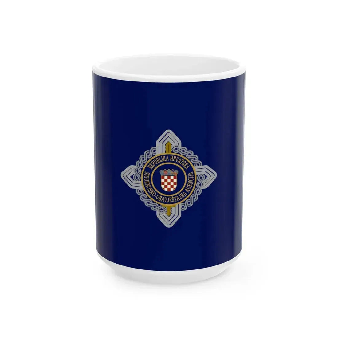 Zastava SOA-e (Croatia) White Coffee Mug 15oz - Go Mug Yourself