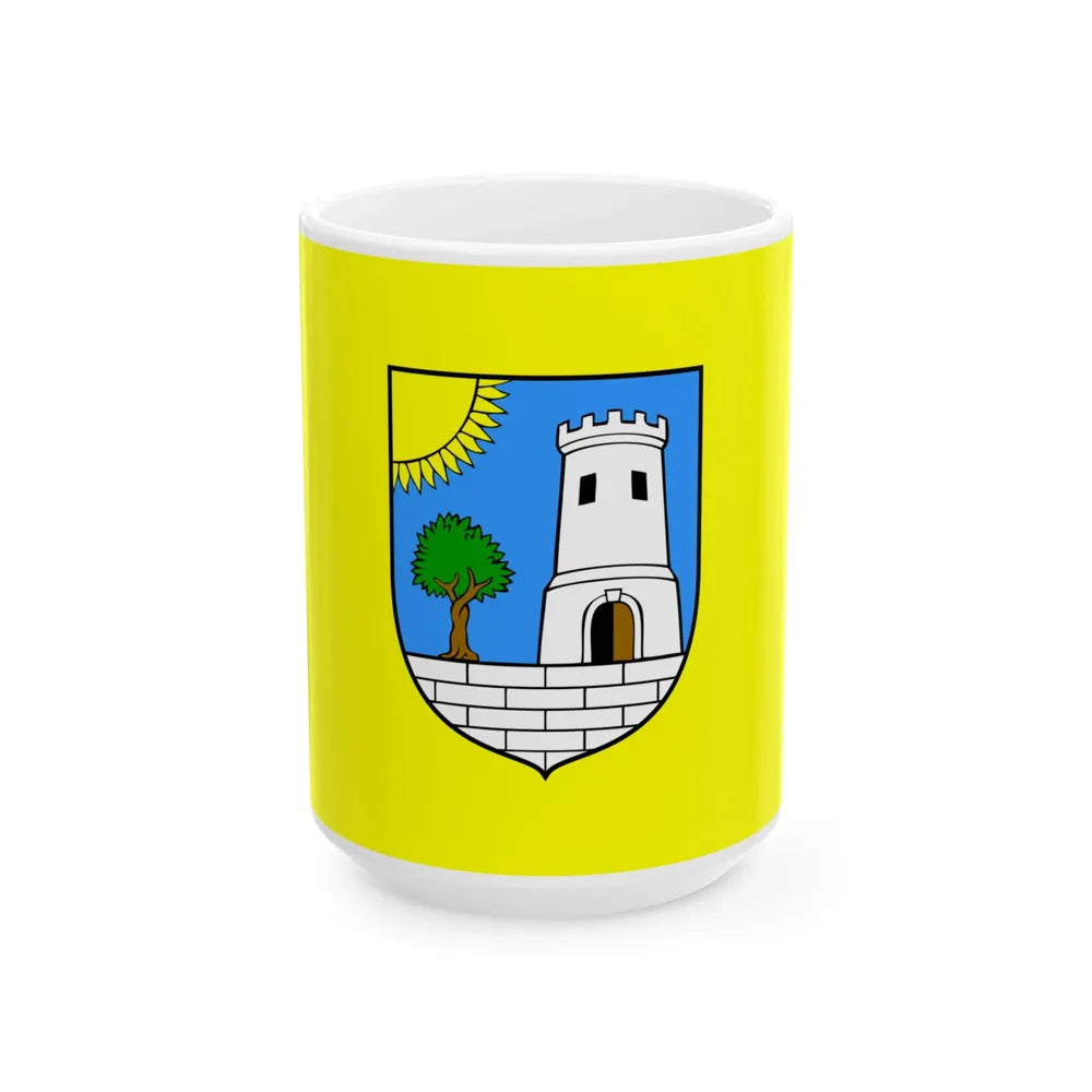 Zastava Tara-Vabrige (Croatia) White Coffee Mug 15oz - Go Mug Yourself