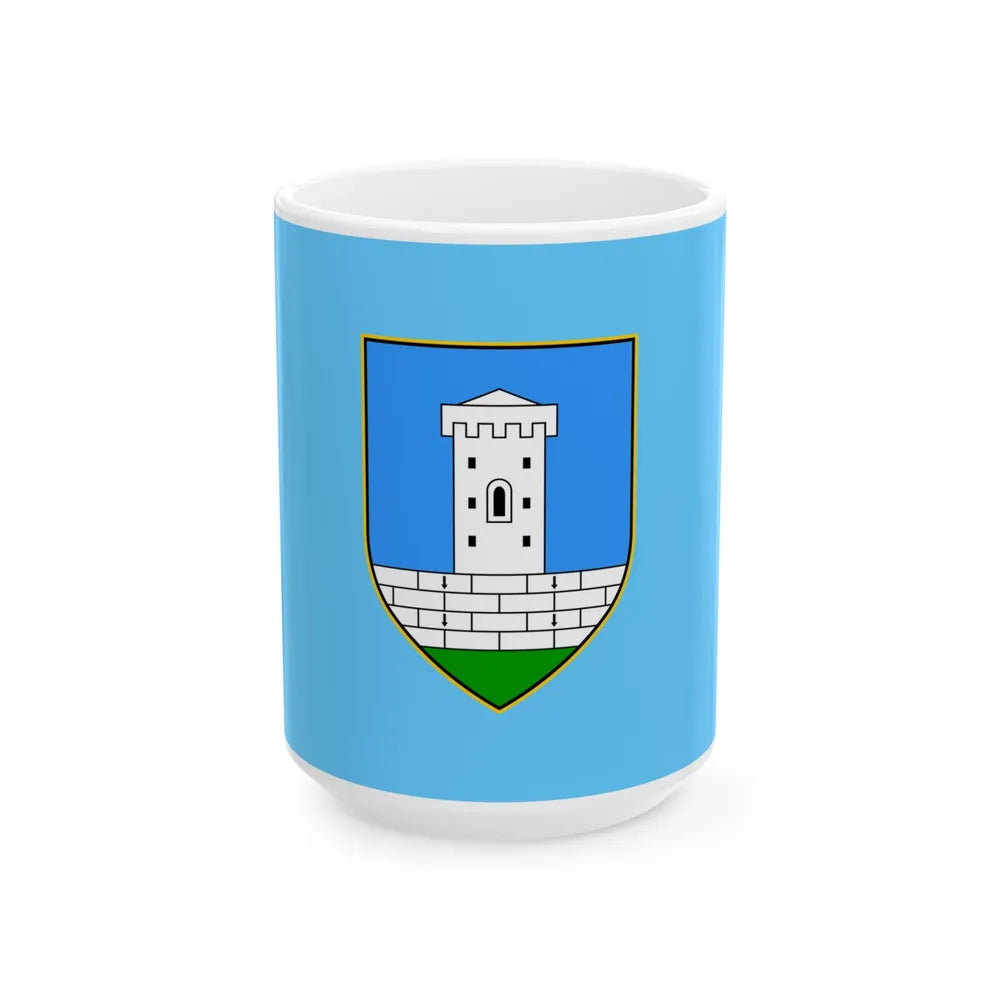 Zastava Tinjana (Croatia) White Coffee Mug 15oz - Go Mug Yourself