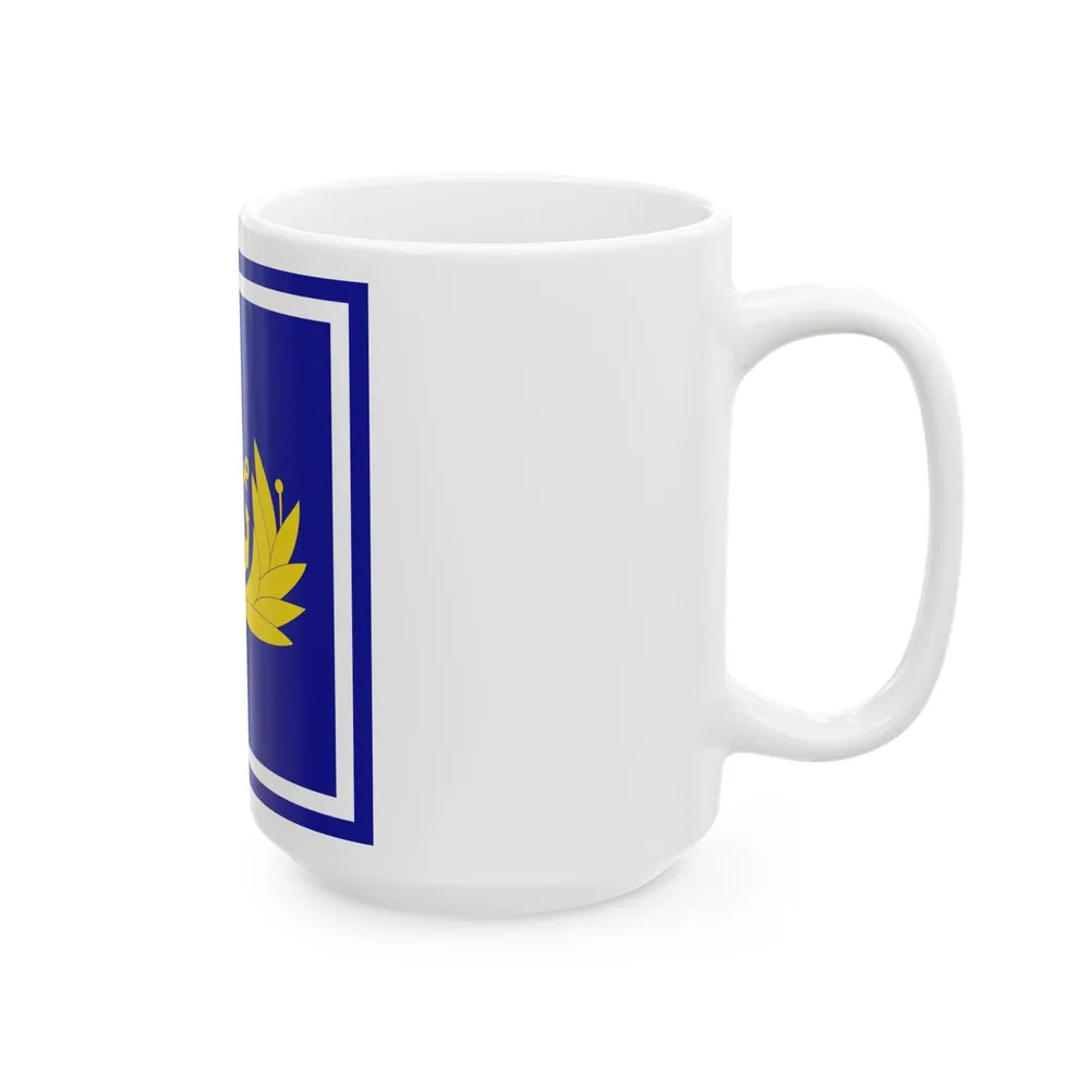 Zastava zapovjednika HRM (Croatia) White Coffee Mug - Go Mug Yourself