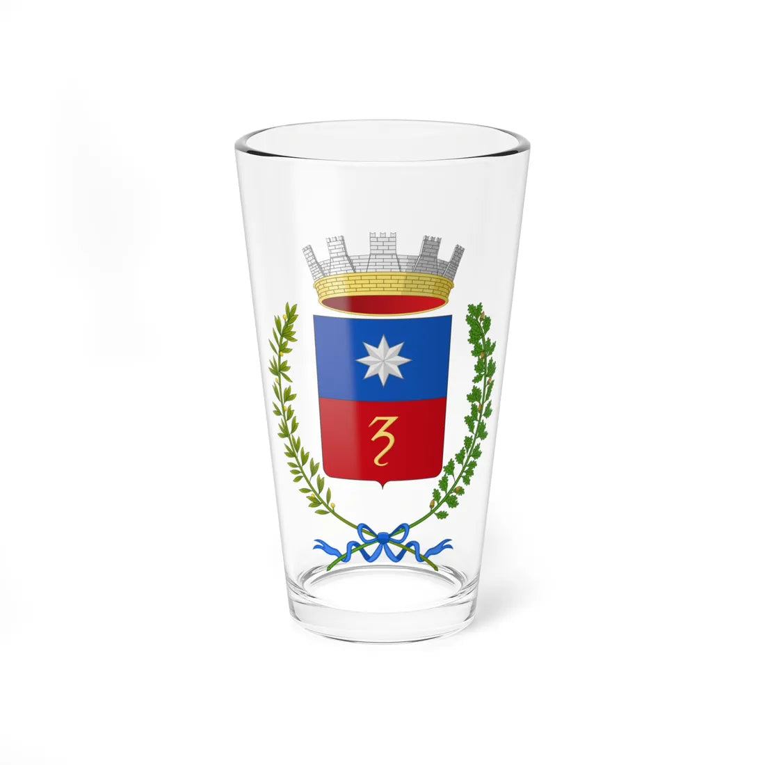Zelarino-Stemma (Italy) (Coat of Arms) Pint Glass 16oz 16oz - Go Mug Yourself
