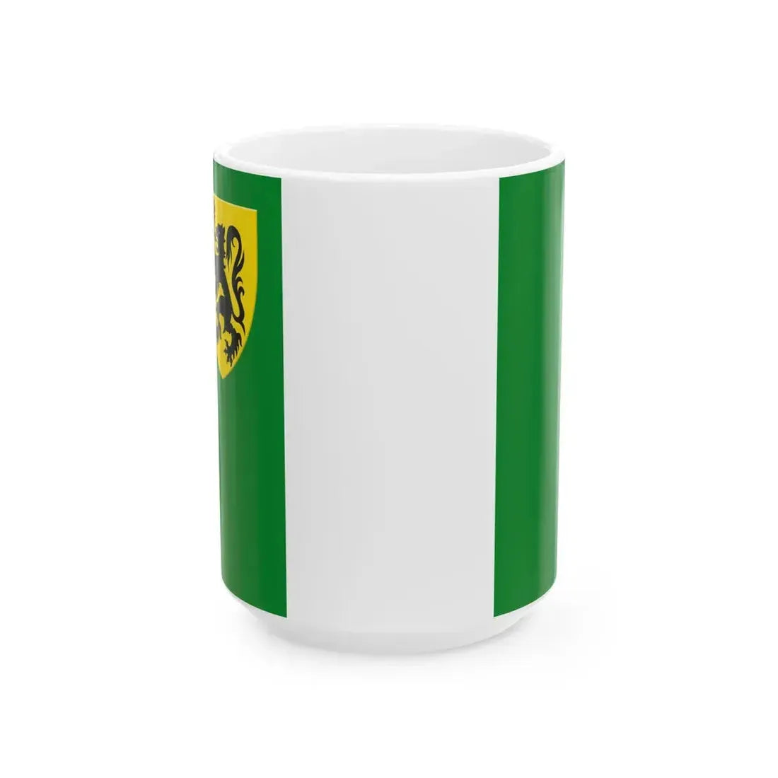 Zelzate vlag (Belgium) White Coffee Mug 15oz - Go Mug Yourself