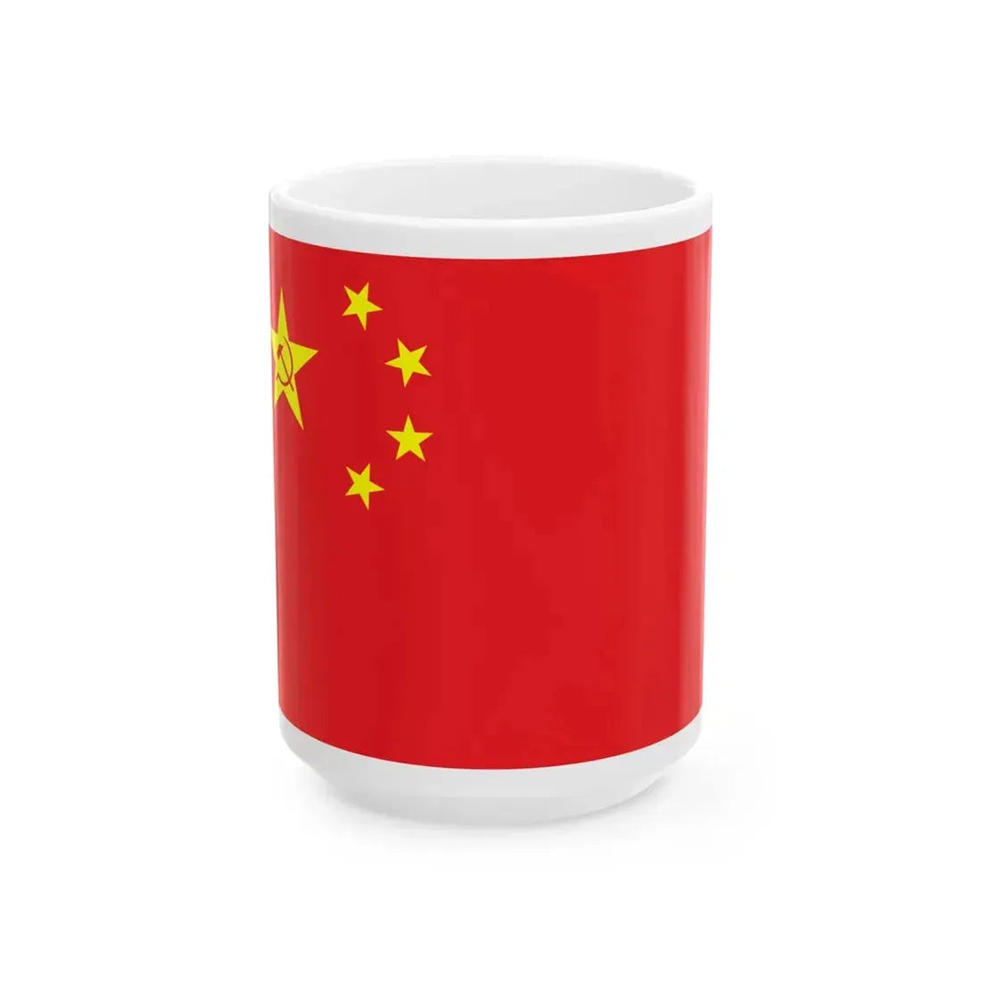 Zeng Liansongs proposal for the PRC flag (China) White Coffee Mug 15oz - Go Mug Yourself