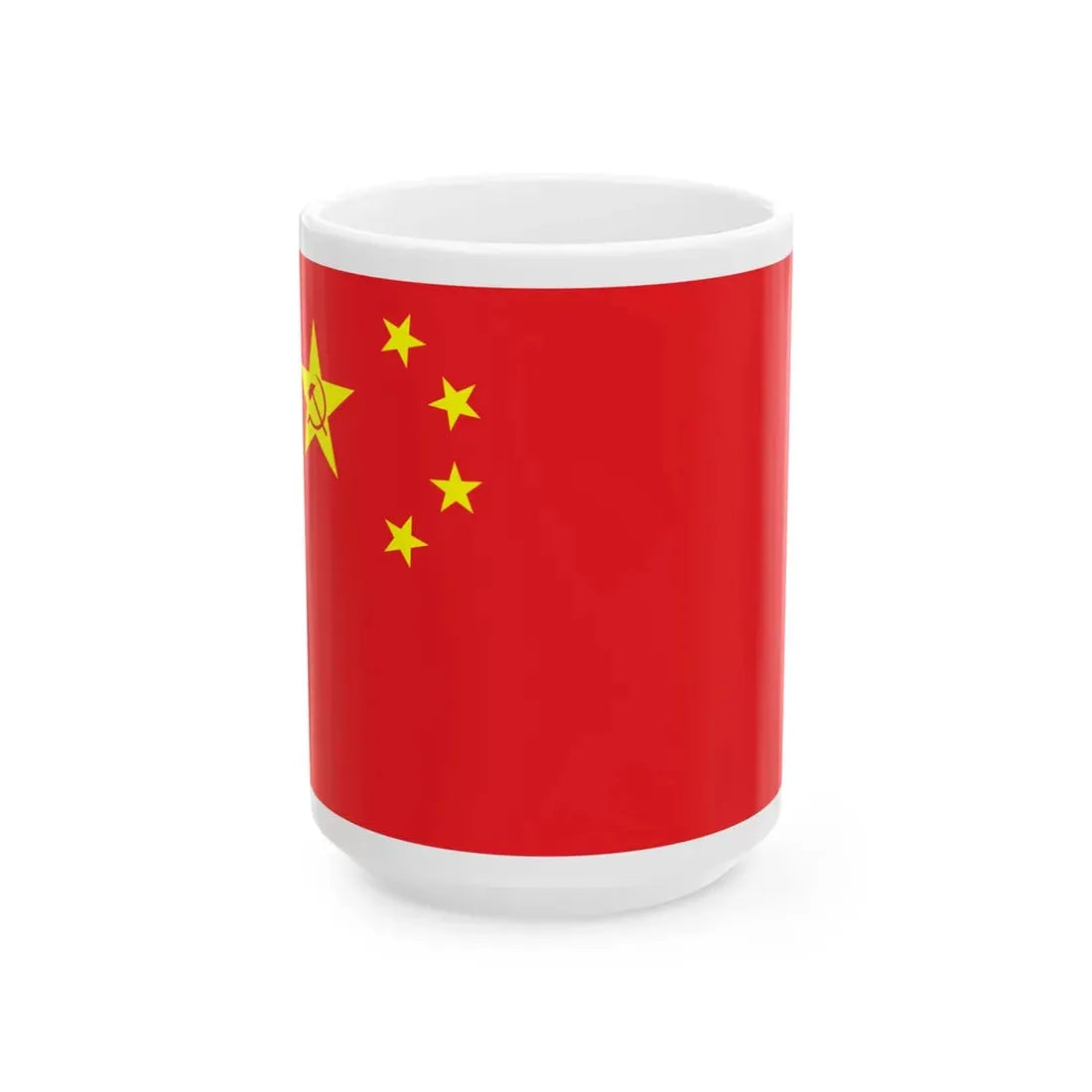 Zeng Liansongs proposal for the PRC flag (China) White Coffee Mug 15oz - Go Mug Yourself