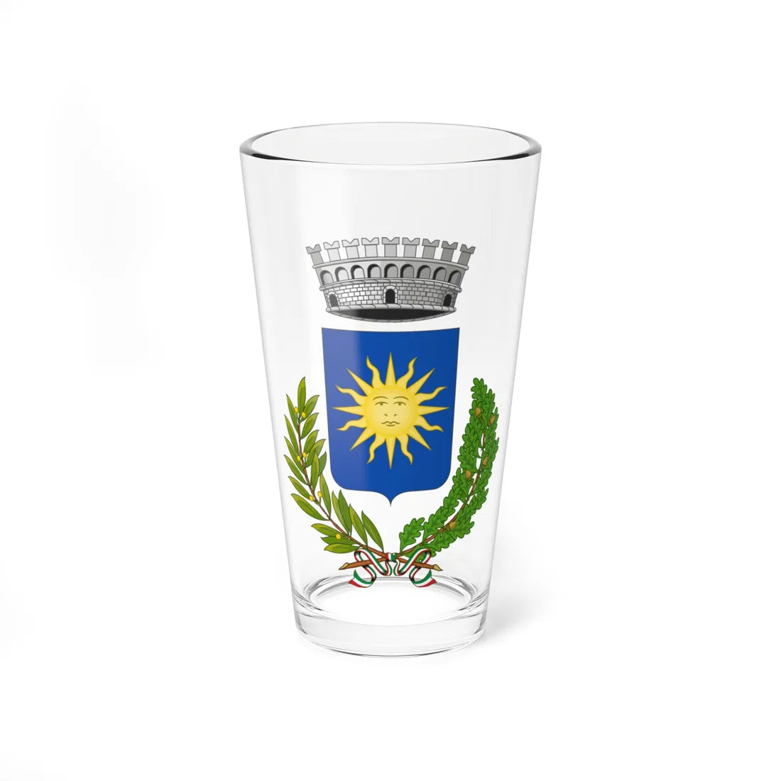 Zollino-Stemma (Italy) (Coat of Arms) Pint Glass 16oz 16oz - Go Mug Yourself