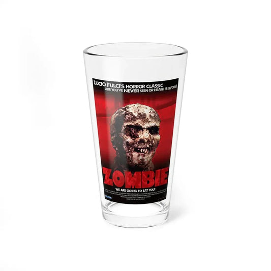 ZOMBI 2 (BLU-RAY RELEASE) 1979 Movie Poster - Pint Glass 16oz 16oz - Go Mug Yourself