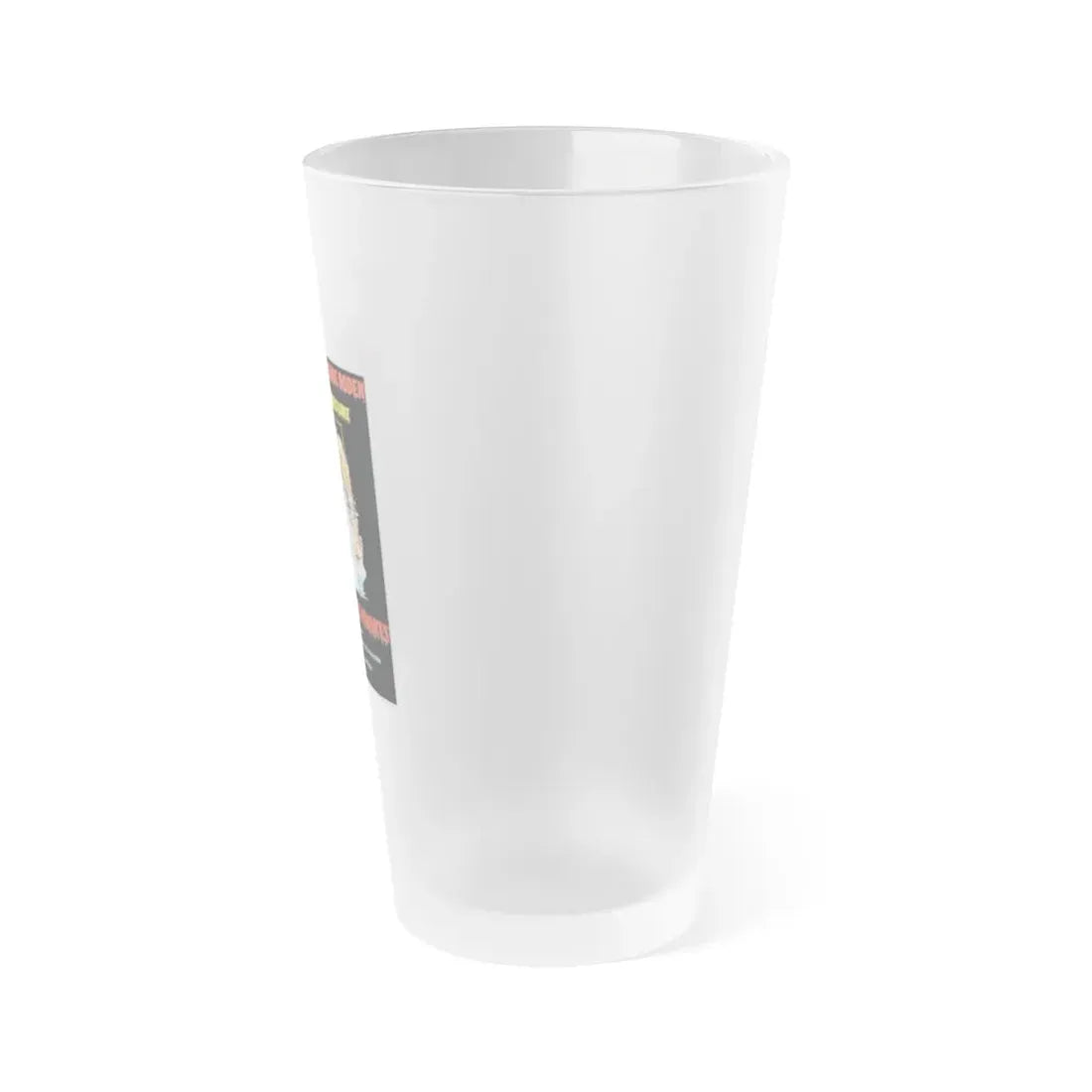 ZOMBIE LAKE (BELGIAN) 1981 Movie Poster - Frosted Pint Glass 16oz - Go Mug Yourself