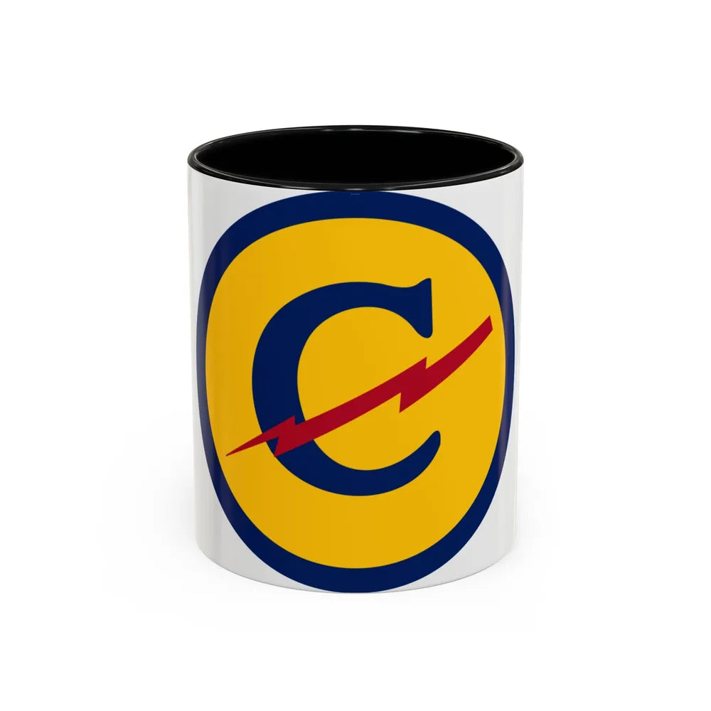 Zone Constabulary Forces of the European Theater (U.S. Army) Accent Coffee Mug 11oz Black - Go Mug Yourself
