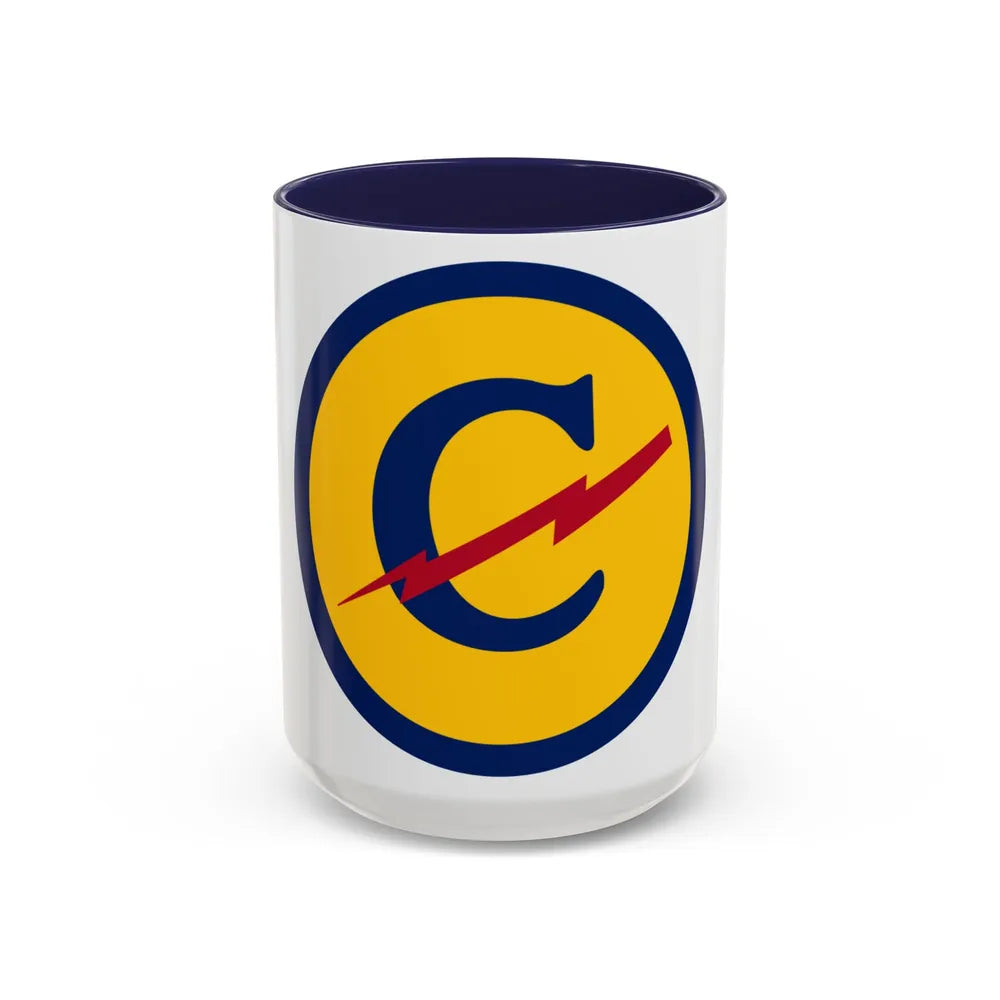 Zone Constabulary Forces of the European Theater (U.S. Army) Accent Coffee Mug 15oz Navy - Go Mug Yourself