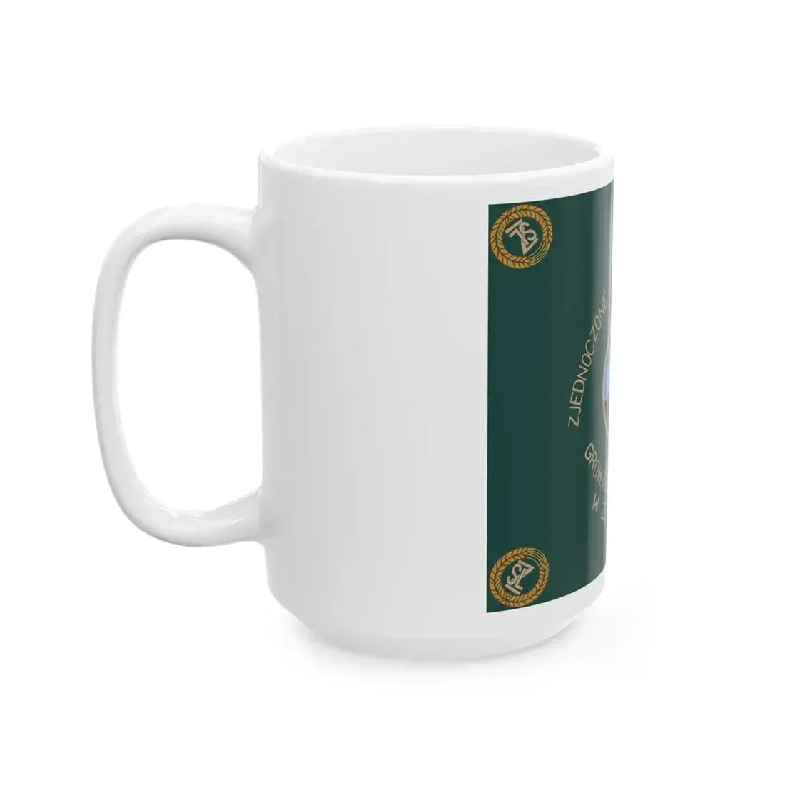 ZSL flag for Zebowice Opole 1951 (Poland) White Coffee Mug - Go Mug Yourself