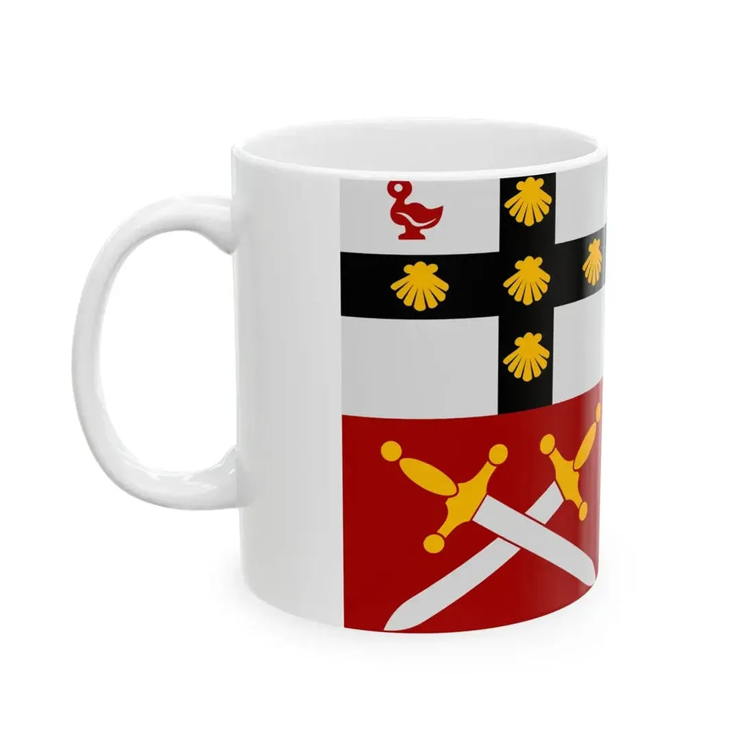 Zuienkerke vlag (Belgium) White Coffee Mug - Go Mug Yourself