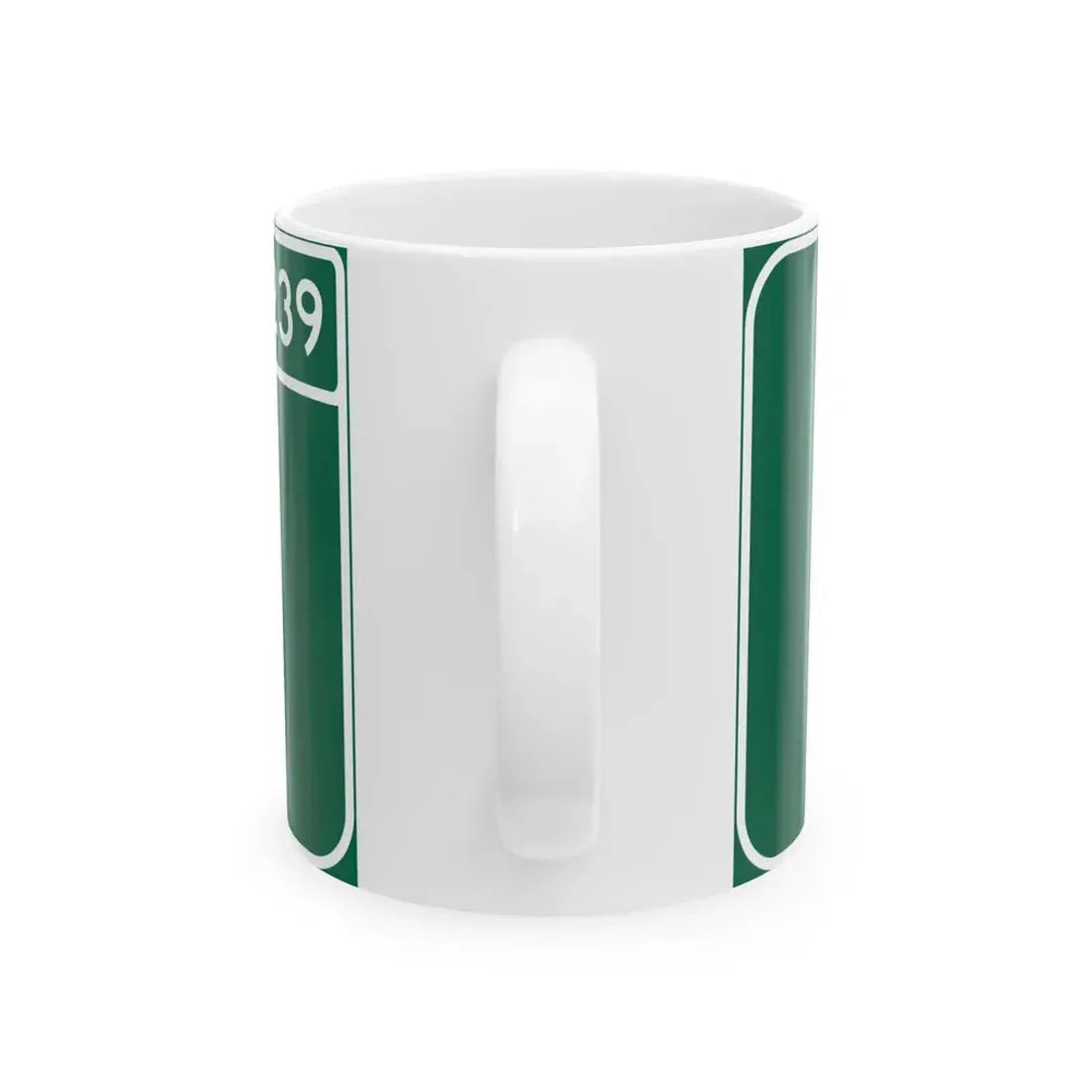 Zzyzx Road (California) (Road Sign) White Coffee Mug - Go Mug Yourself