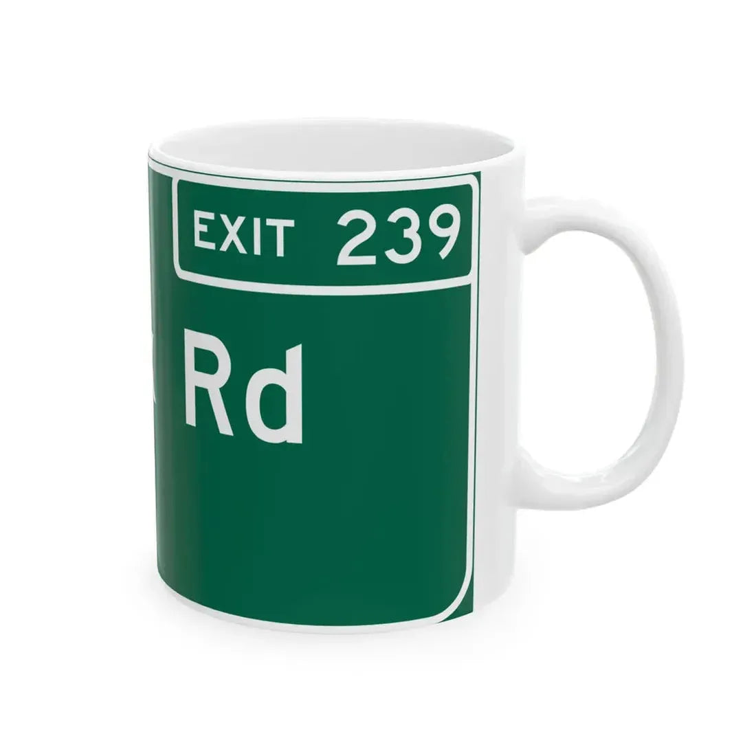 Zzyzx Road (California) (Road Sign) White Coffee Mug - Go Mug Yourself