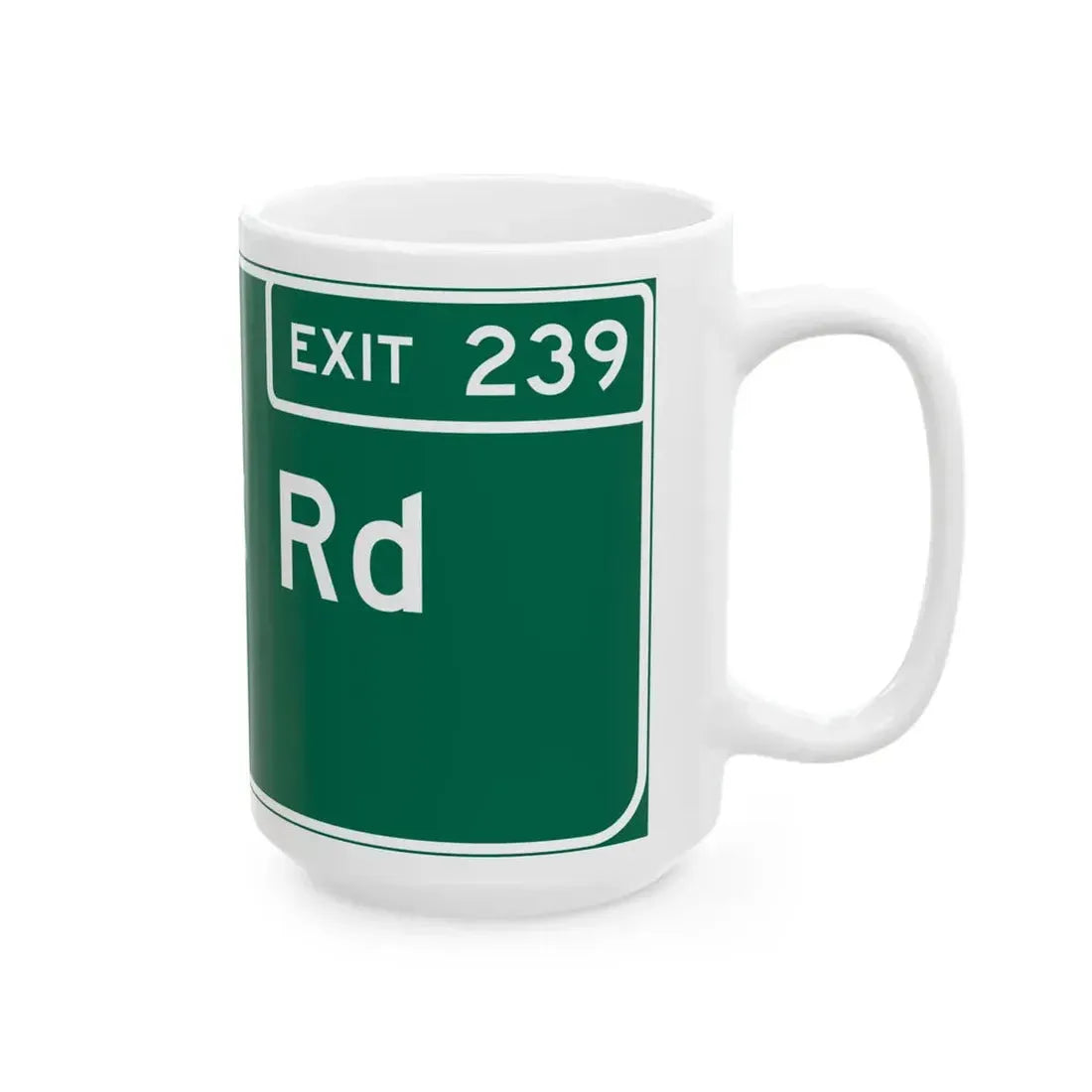 Zzyzx Road (California) (Road Sign) White Coffee Mug - Go Mug Yourself