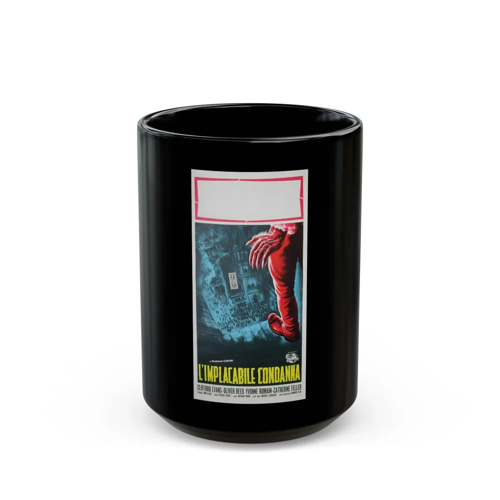 CURSE OF THE WEREWOLF (ITALIAN) 2 1961 Movie Poster - Black Coffee Mug-15oz-Go Mug Yourself