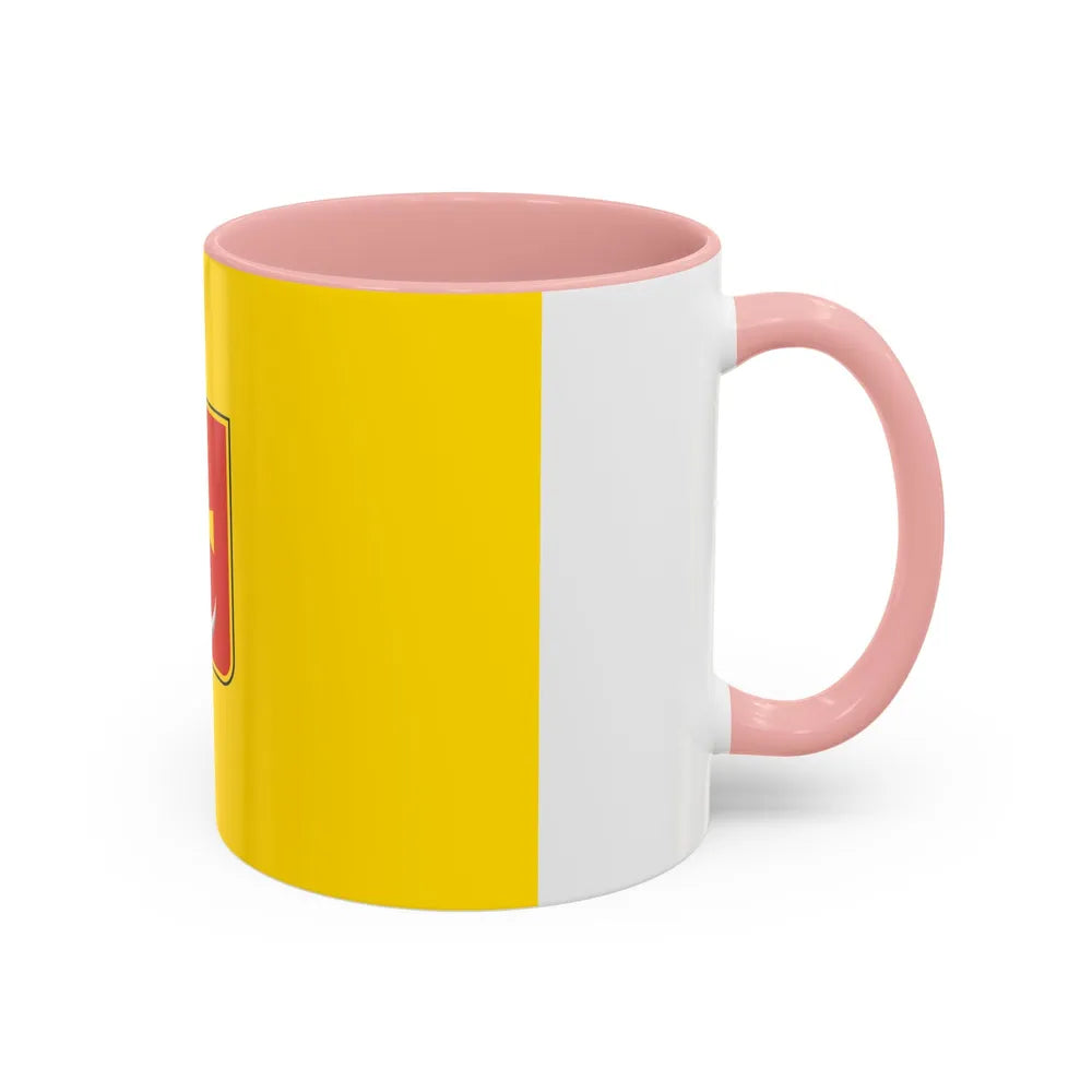 Flag of Konotop Ukraine - Accent Coffee Mug-Go Mug Yourself