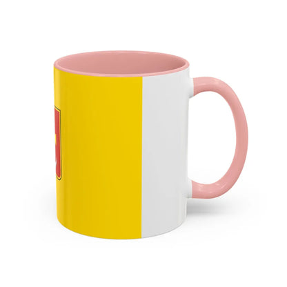 Flag of Konotop Ukraine - Accent Coffee Mug-Go Mug Yourself