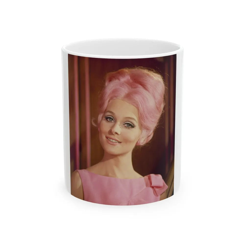 Diane McBaine #23 (Vintage Female Icon) White Coffee Mug-11oz-Go Mug Yourself