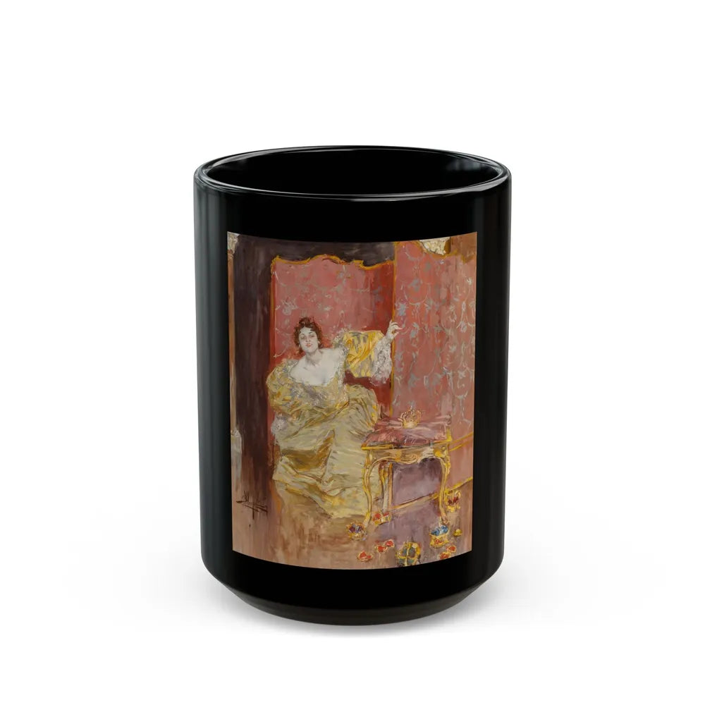 Discarded Crowns, 1895 - Black Coffee Mug-15oz-Go Mug Yourself