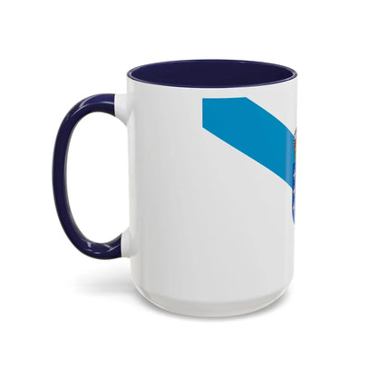 Flag of Galicia Spain - Accent Coffee Mug-Go Mug Yourself