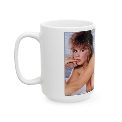 Linda Blair #194 - Topless (Vintage Female Icon) White Coffee Mug-Go Mug Yourself