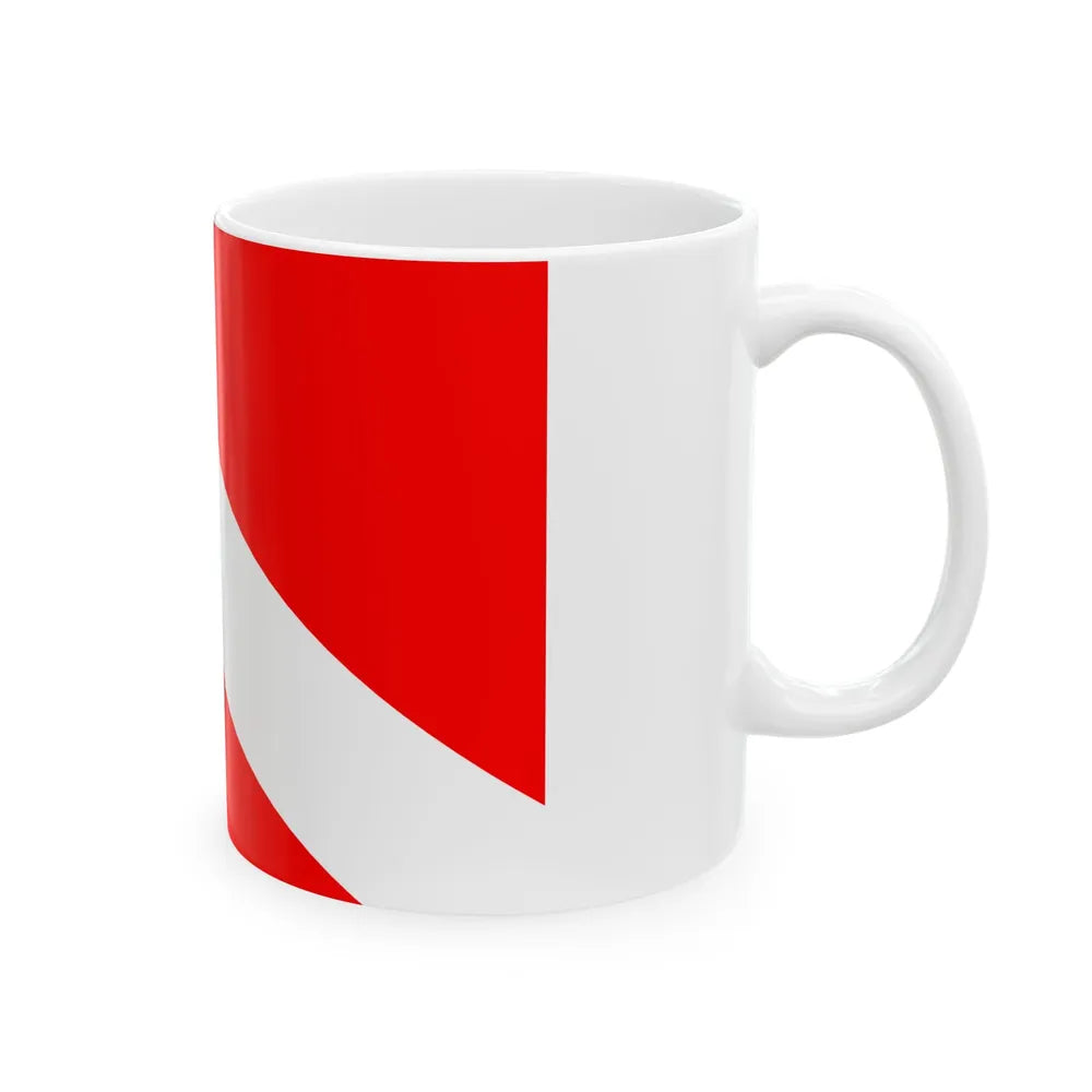 Flag of Mqabba Malta - White Coffee Mug-Go Mug Yourself