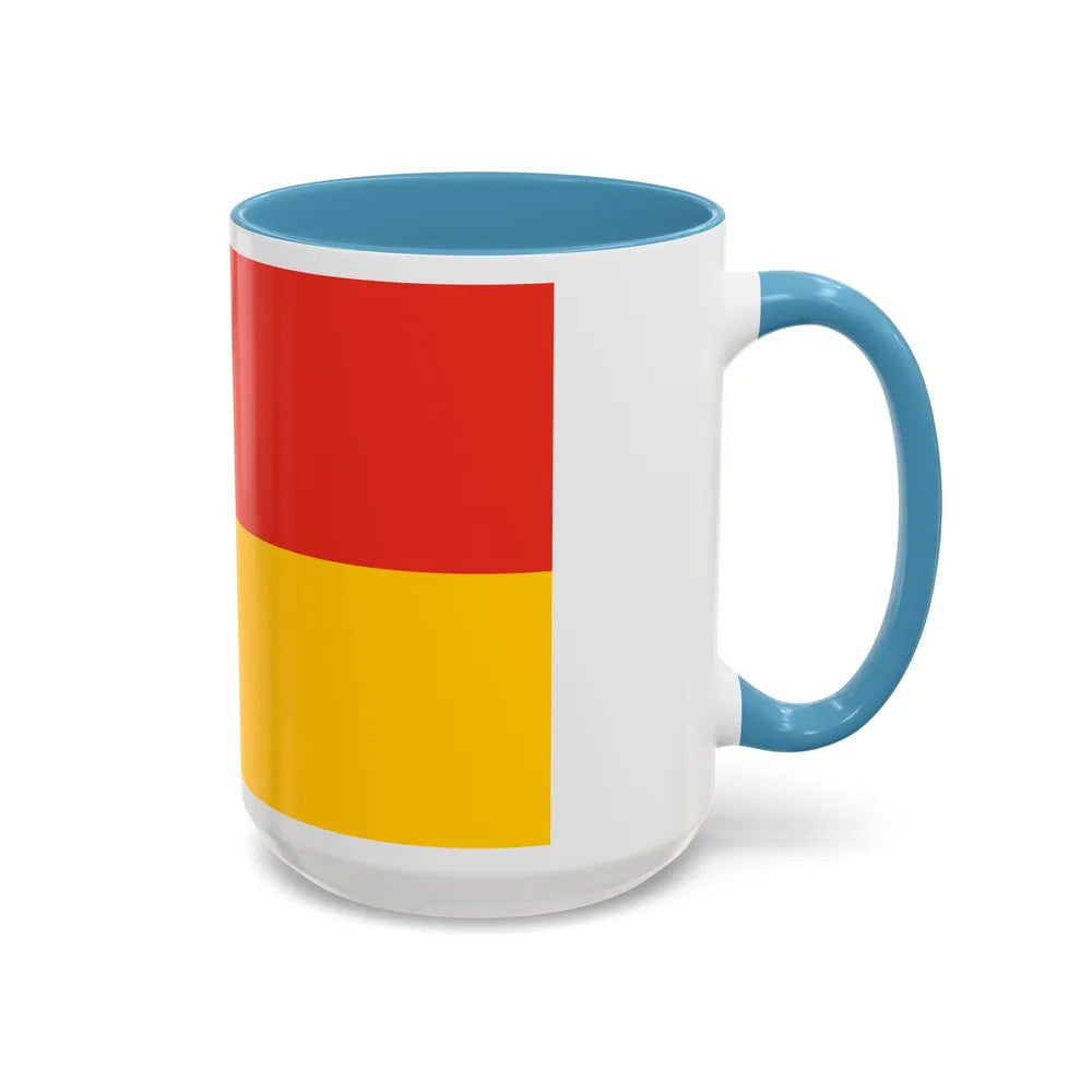 Flag of Euskirchen Germany - Accent Coffee Mug-Go Mug Yourself