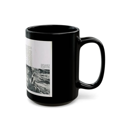 Julie Ege #214 (Vintage Female Icon) Black Coffee Mug-Go Mug Yourself