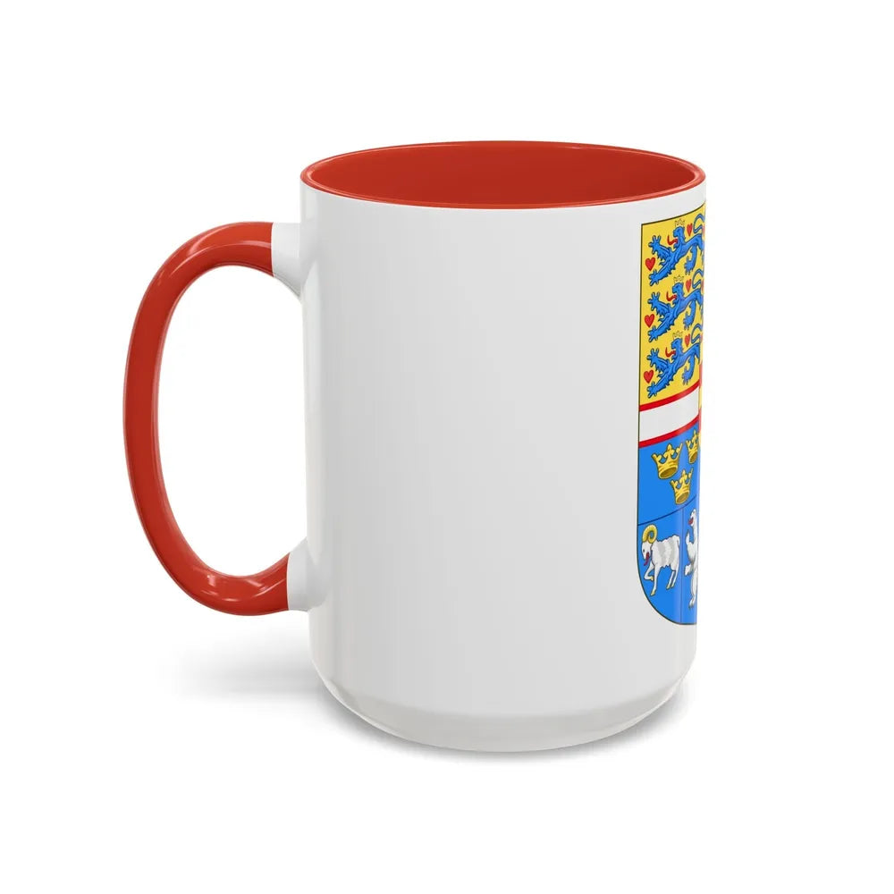 Royal arms of Denmark - Accent Coffee Mug-Go Mug Yourself