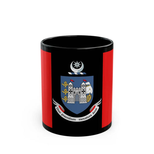 Flag of Drogheda Ireland - Black Coffee Mug-11oz-Go Mug Yourself