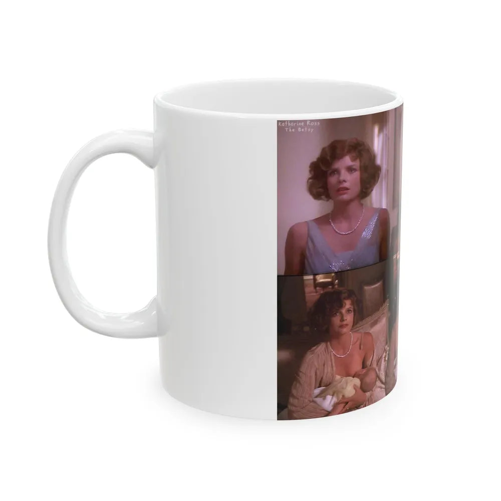 Katharine Ross #28 - (Vintage Female Icon) White Coffee Mug-Go Mug Yourself