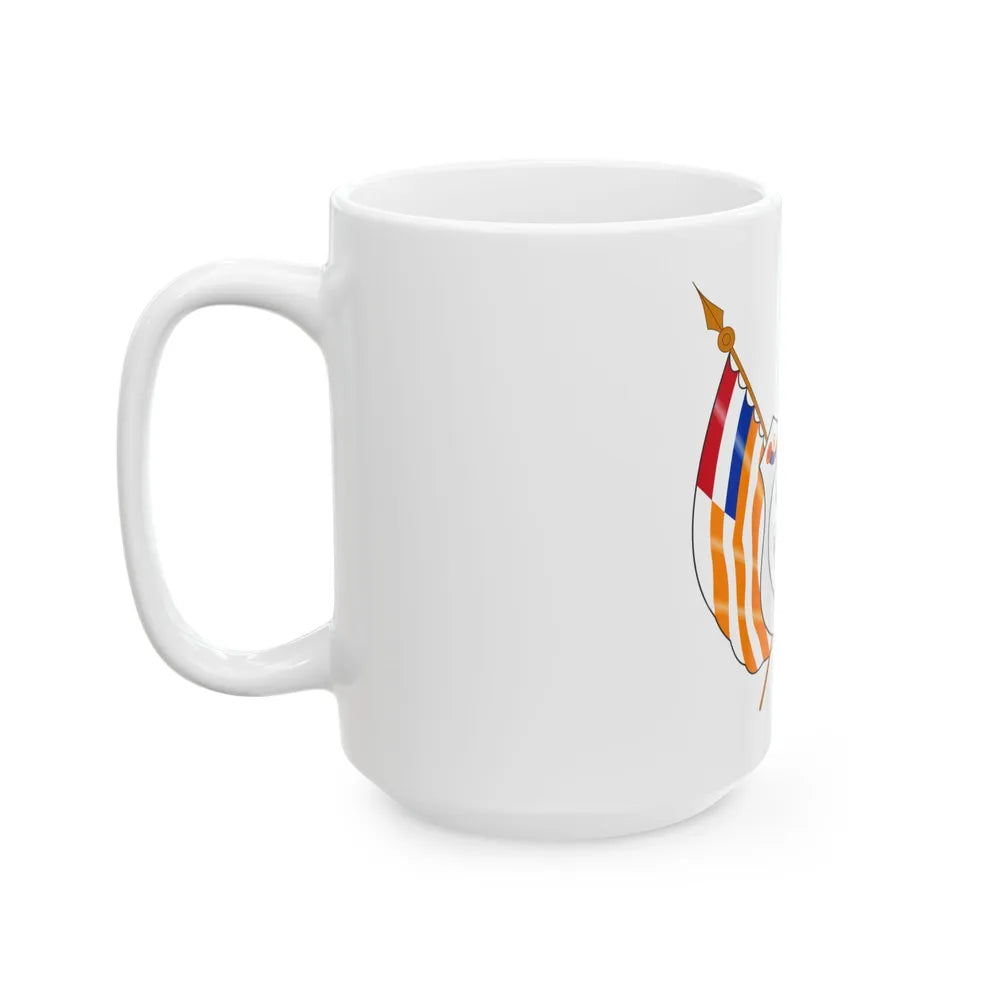 Coat of arms of the Orange Free State - White Coffee Mug-Go Mug Yourself