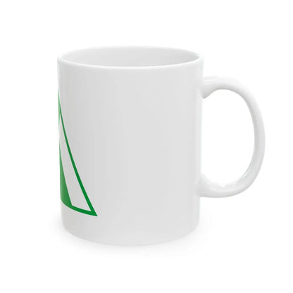 Flag of Toyama Prefecture Japan - White Coffee Mug-Go Mug Yourself