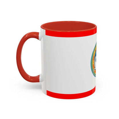 Flag of Almaty Kazakhstan - Accent Coffee Mug-Go Mug Yourself