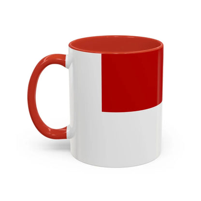 Flag of Gaeta Italy - Accent Coffee Mug-Go Mug Yourself