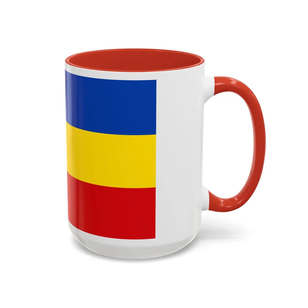 Flag of Delmenhorst Germany - Accent Coffee Mug-Go Mug Yourself