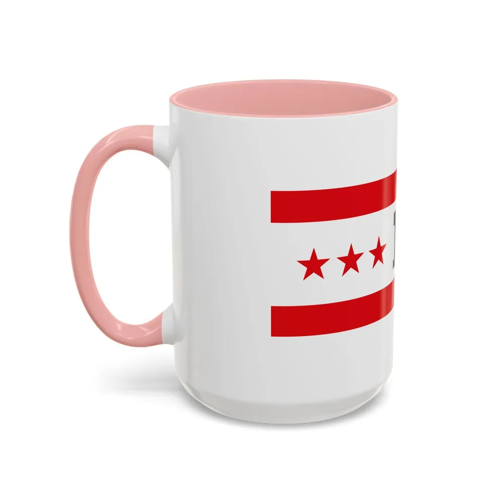 Flag of Drenthe Netherlands - Accent Coffee Mug-Go Mug Yourself