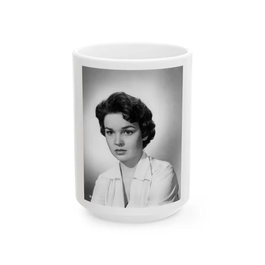 Kathryn Grant #107 (Vintage Female Icon) White Coffee Mug-15oz-Go Mug Yourself