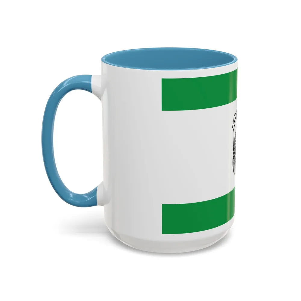 Flag of Givatayim Israel - Accent Coffee Mug-Go Mug Yourself