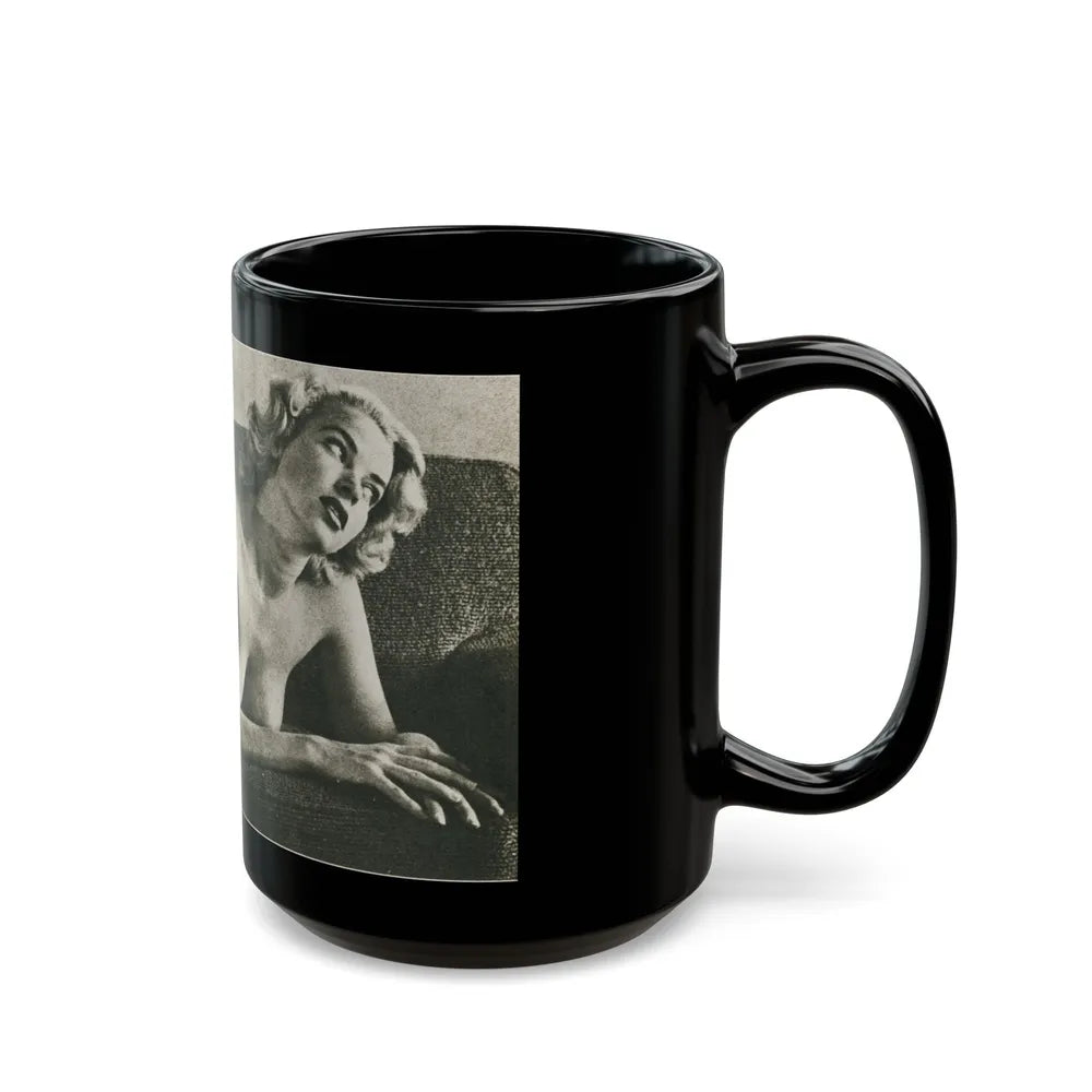 Eve Meyer #44 (Vintage Female Icon) Black Coffee Mug-Go Mug Yourself