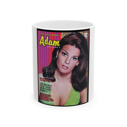 Raquel Welch #232 - Mag. Cover (Vintage Female Icon) White Coffee Mug-11oz-Go Mug Yourself