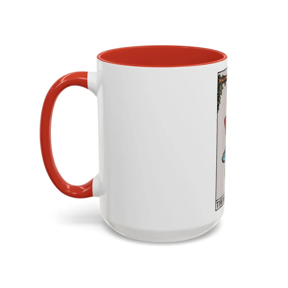 The Hanged Man (Tarot Card) Accent Coffee Mug-Go Mug Yourself